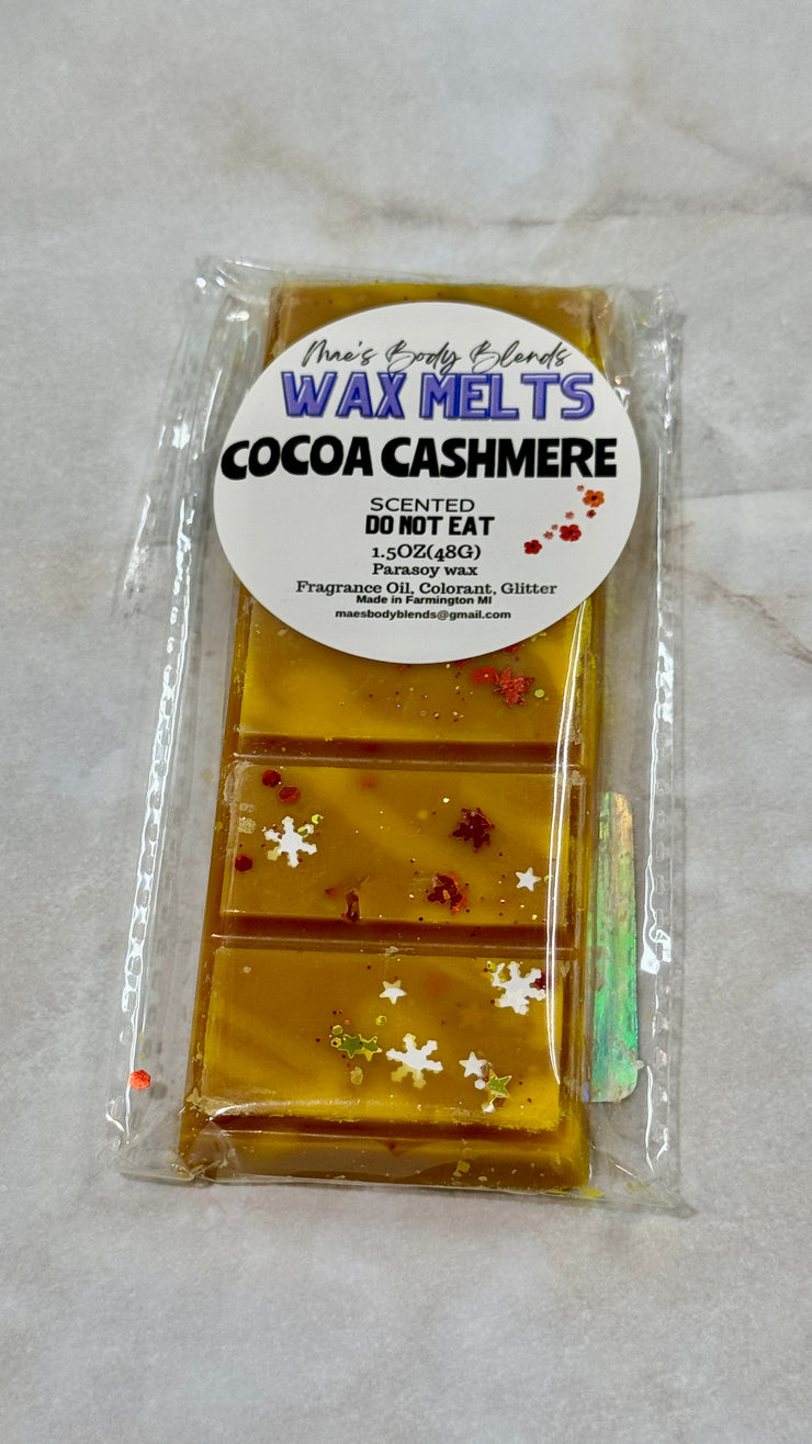 Cocoa Butter Cashmere wax melt snap bar