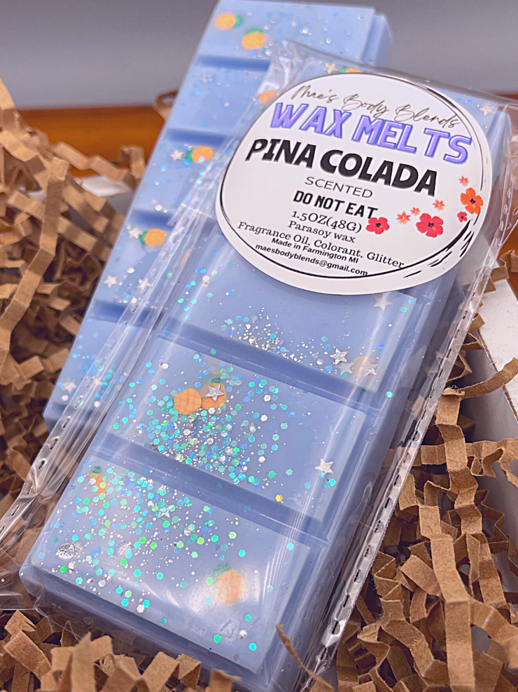 Pina Colada wax melt snap bar