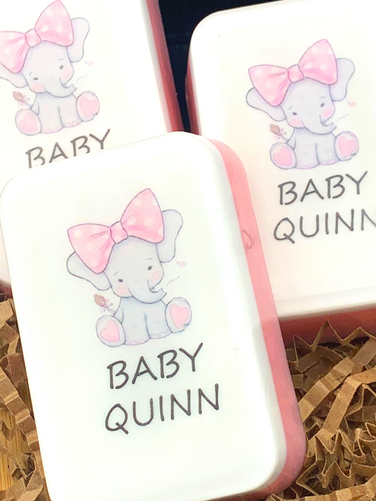 12 Personalized soap party favors - Mae&