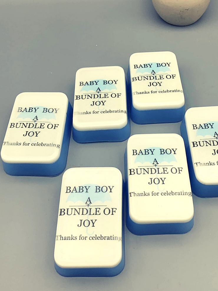12 Personalized soap party favors - Mae&
